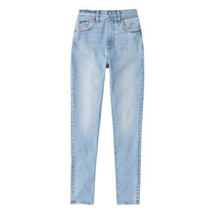Abercrombie & Fitch Blue 33/16 L Women Curve Love High Rise Super Skinny Jeans